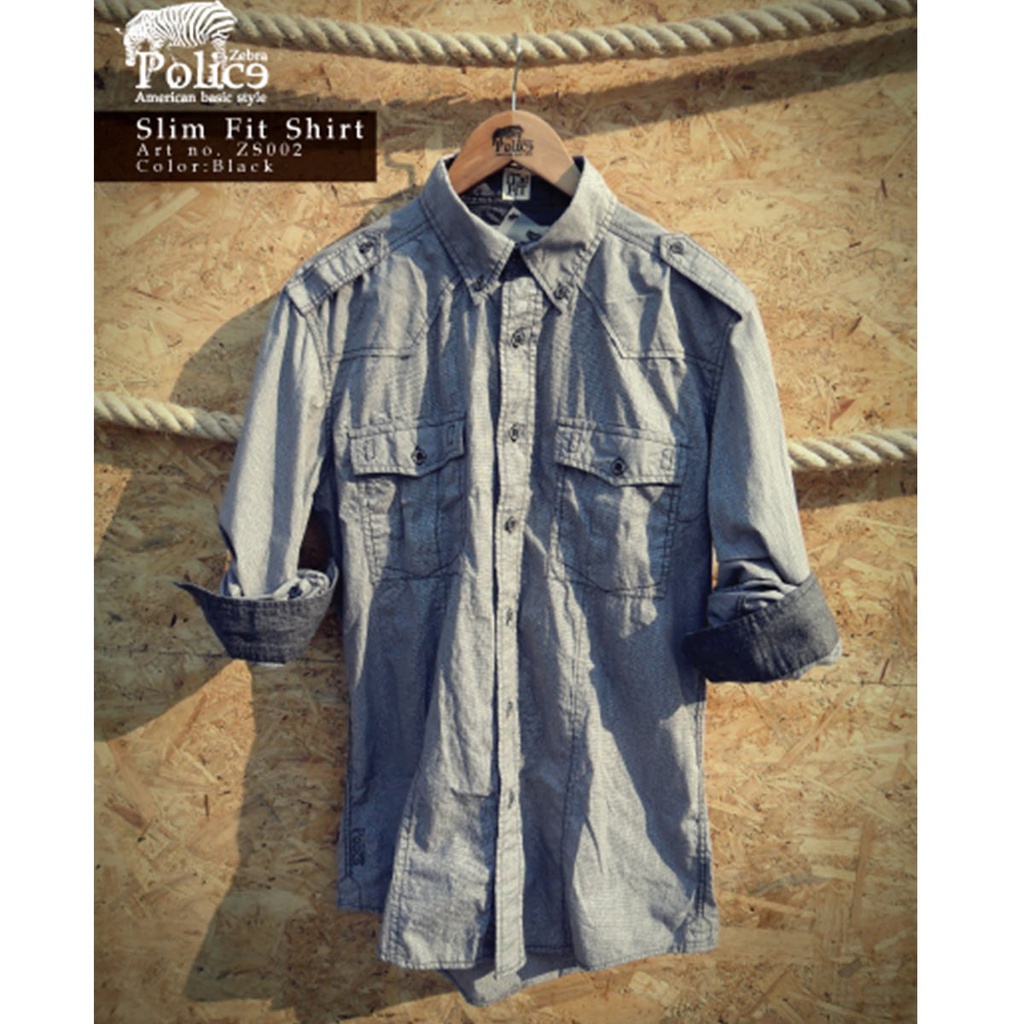 Men's zebra shirt - ZS002