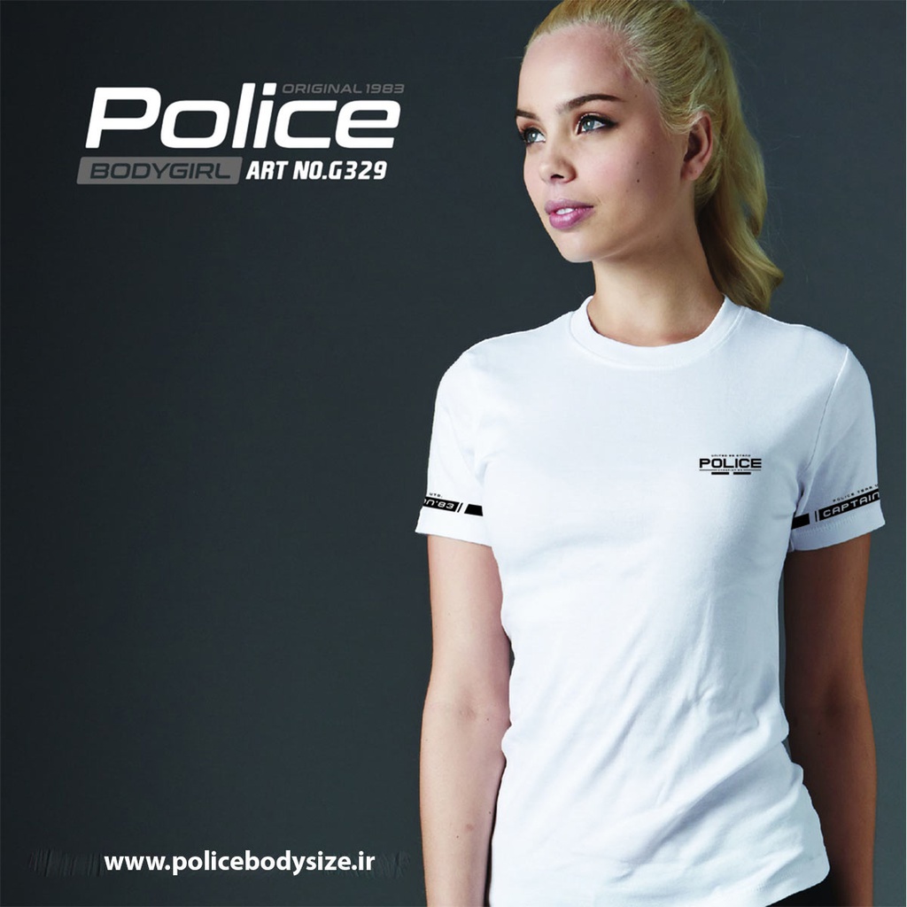 Women's police t-shirt - G329