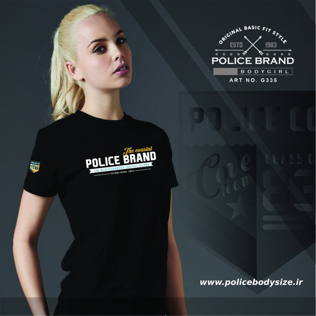 Women's police t-shirt - G335