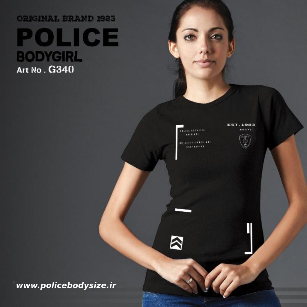 Women's police t-shirt - G340