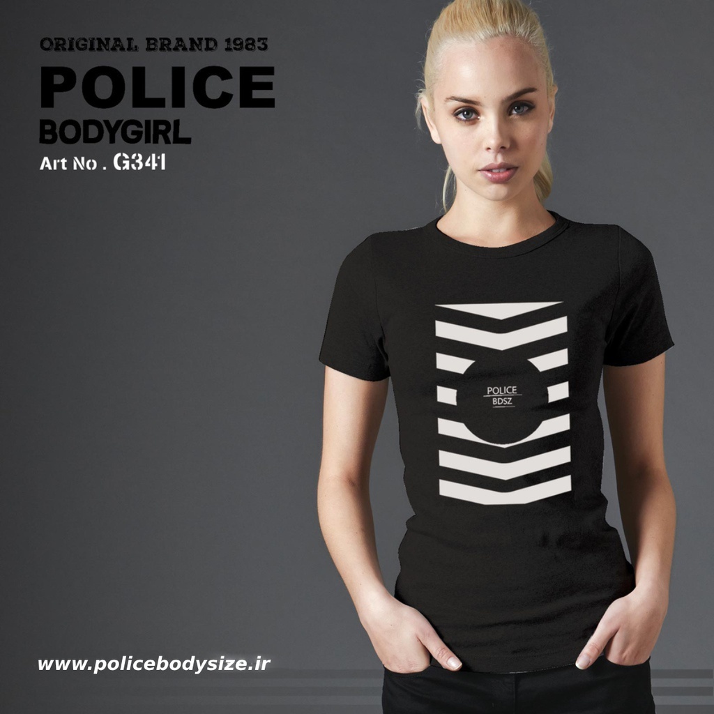 Women's police t-shirt - G341
