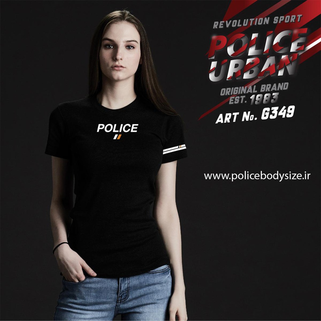 Women's police t-shirt - G349