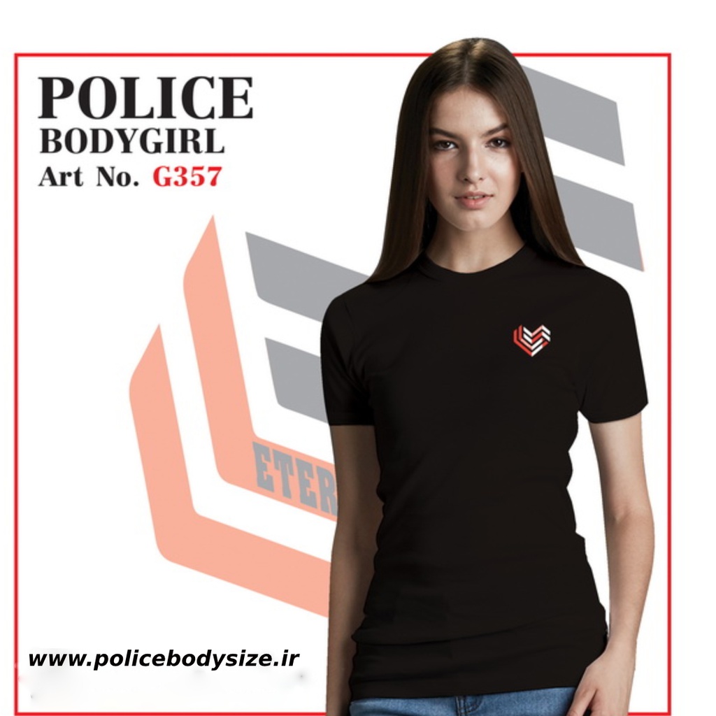 Women's police t-shirt - G357