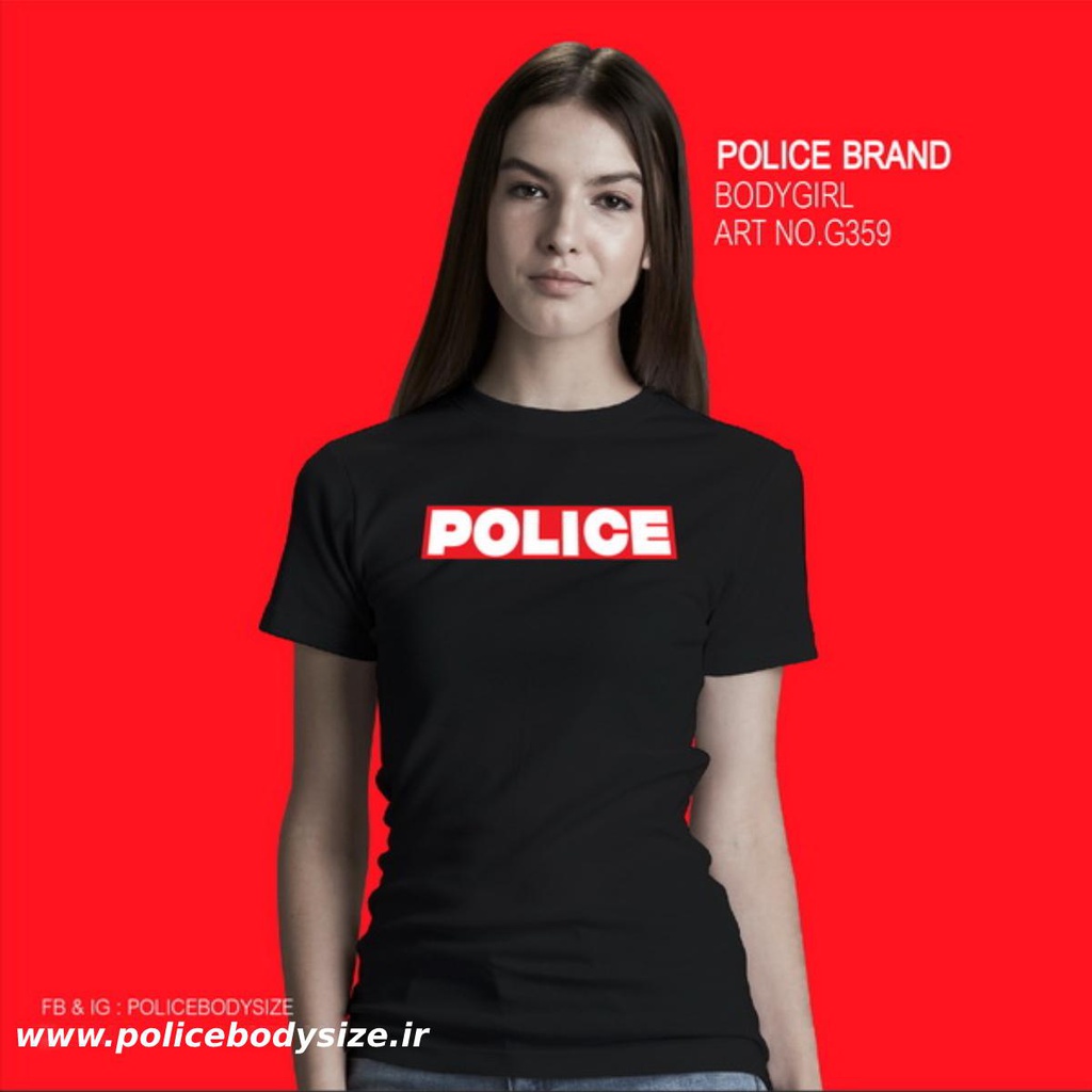 Women's police t-shirt - G359