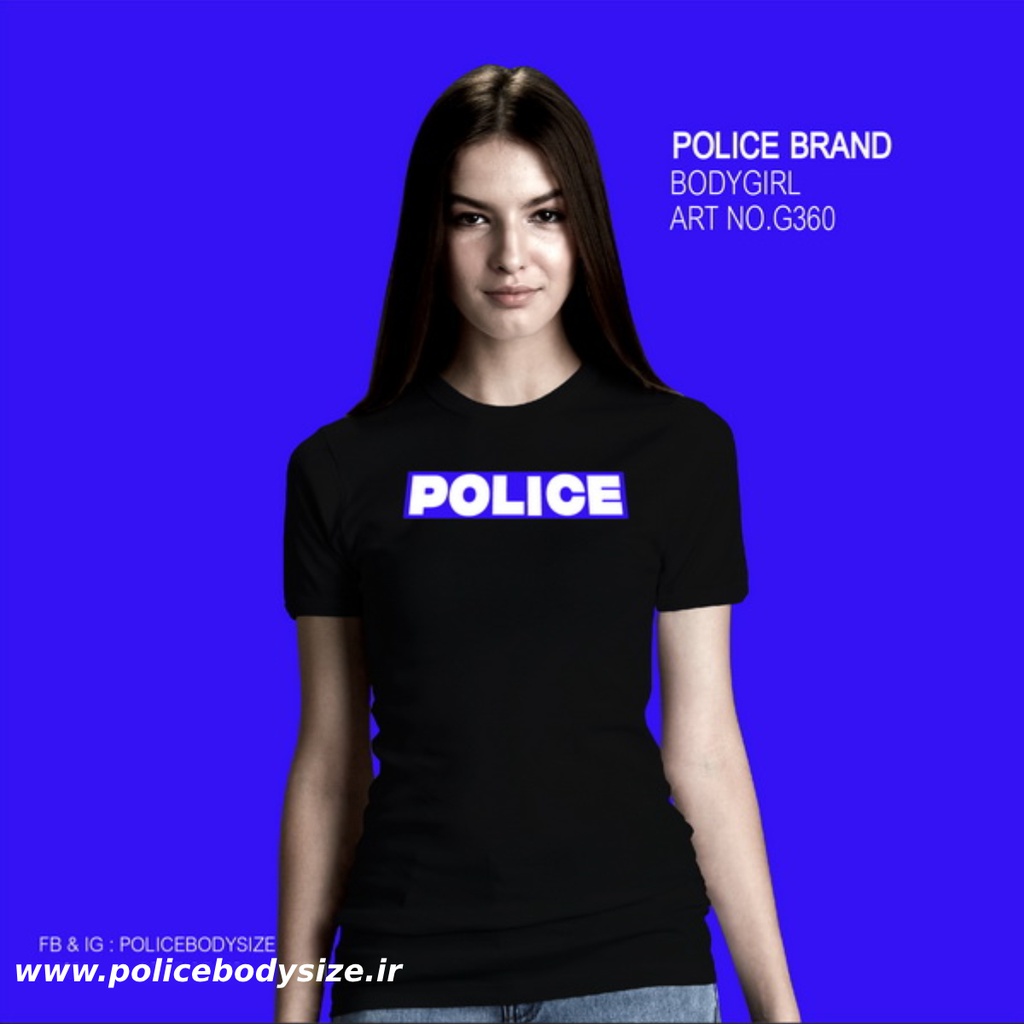 Women's police t-shirt - G360