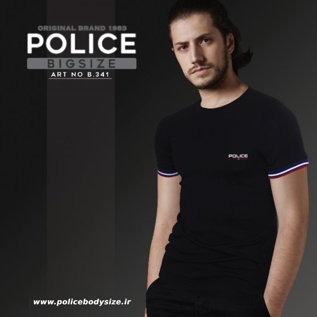 Men's police t-shirt - B341