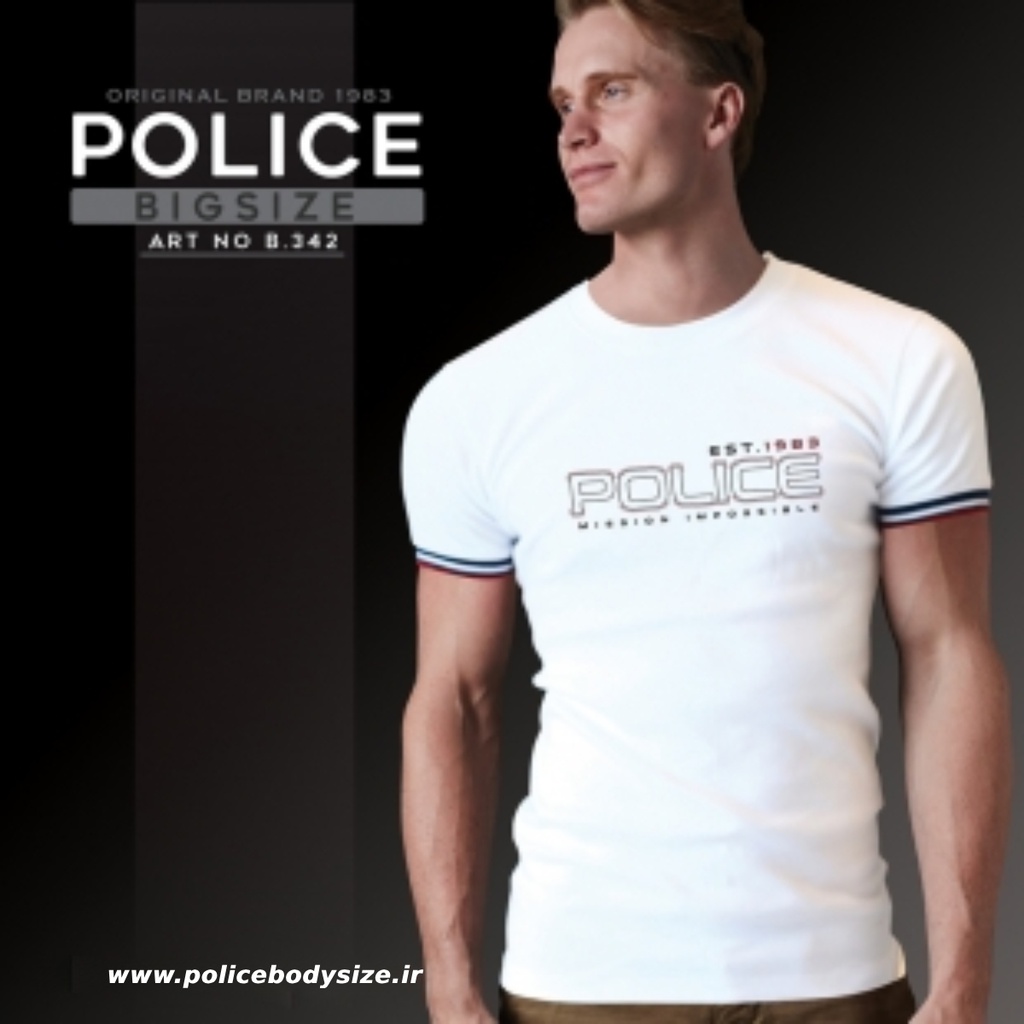 Men's police t-shirt - B342