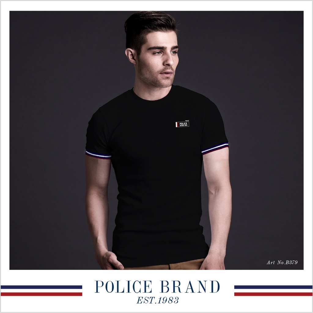 Men's police t-shirt - B379