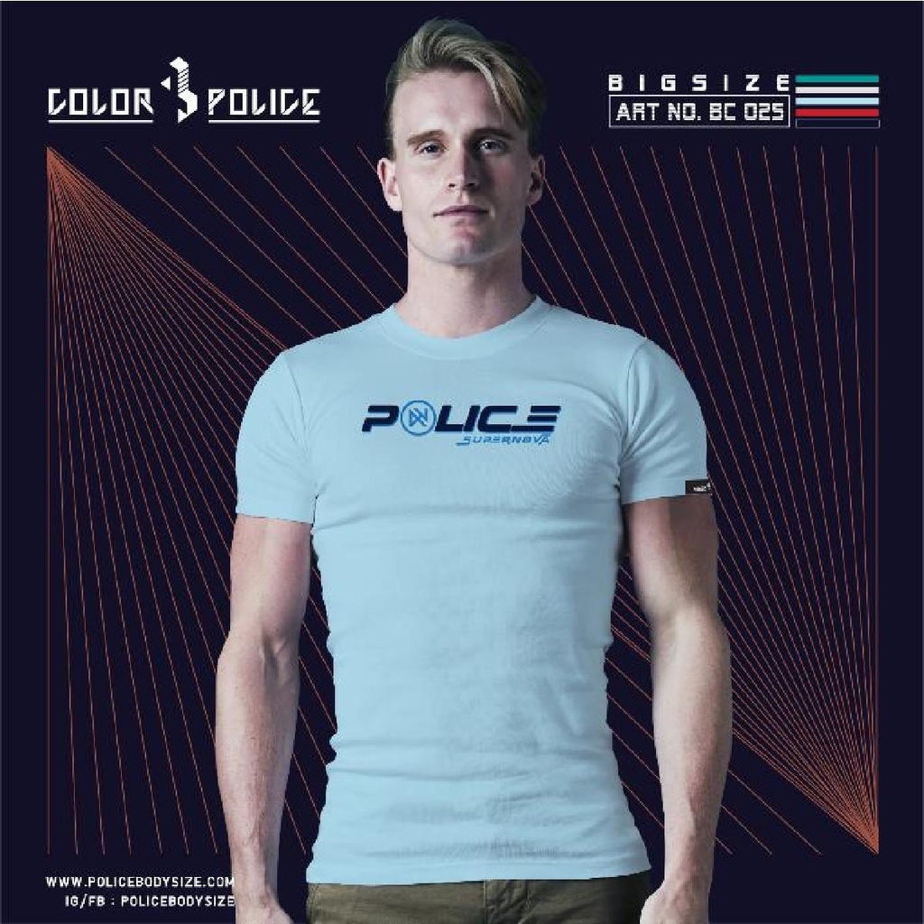 Men's police t-shirt - BC025