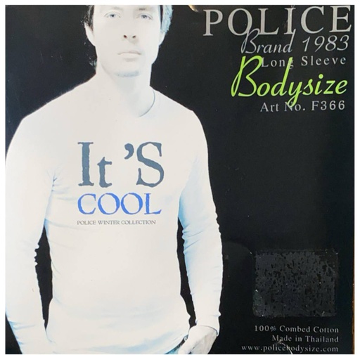 Men's Long Police T-shirt - F366