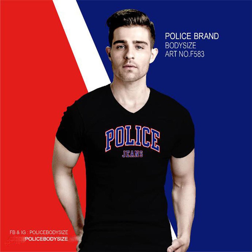 Men's police t-shirt - F583