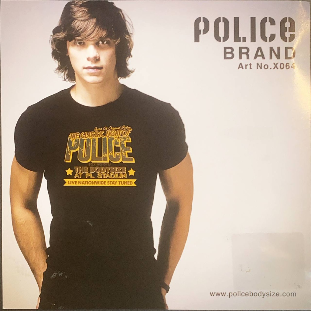 Men's police t-shirt - X064