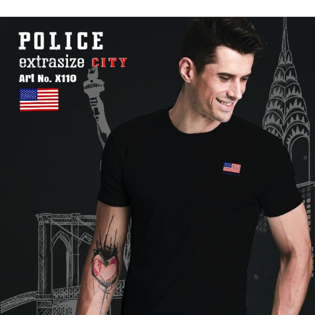 Men's Police T-shirt - X110