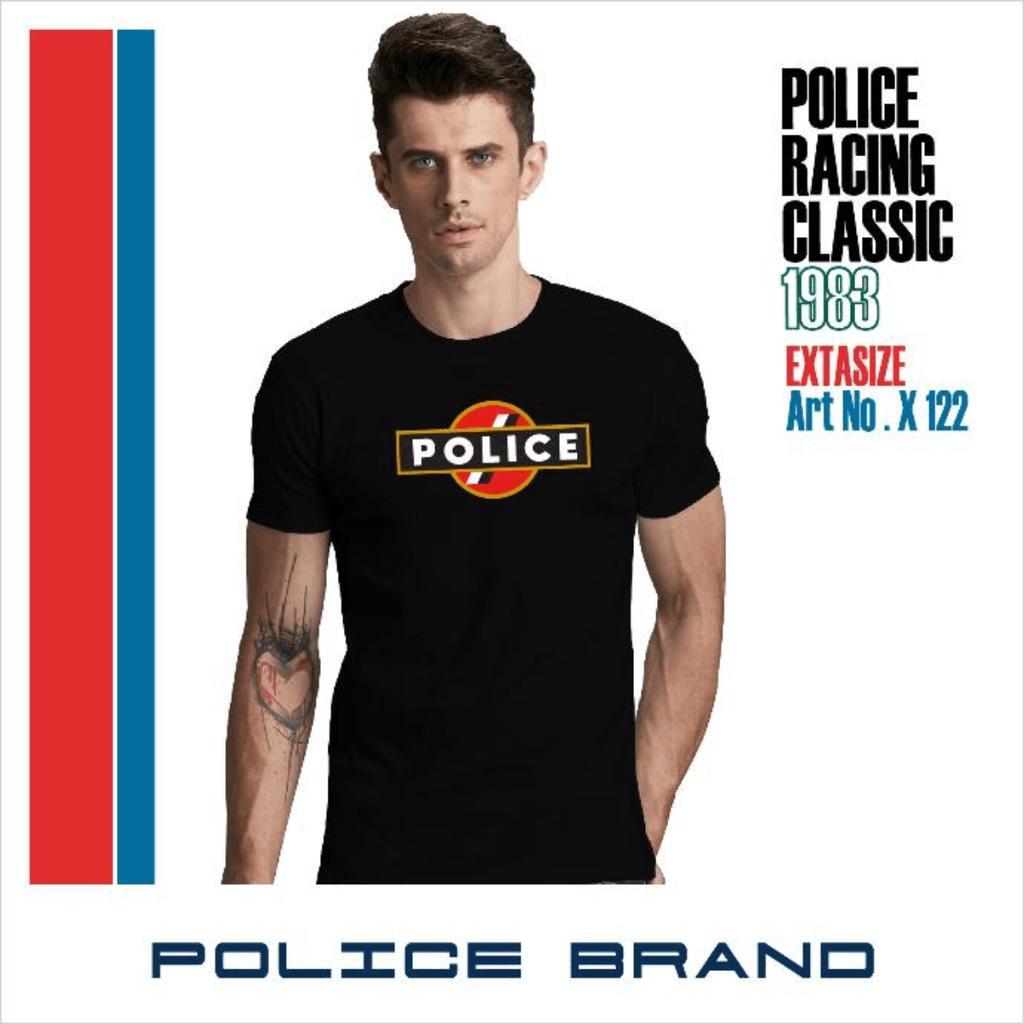 Men's police t-shirt - X122