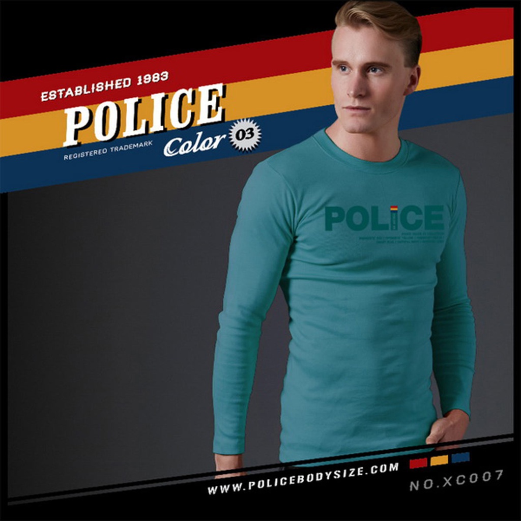 Men's police t-shirt - XC007
