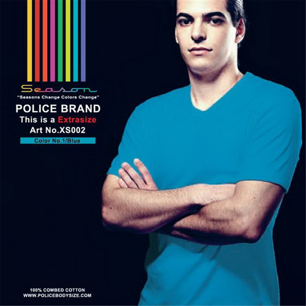 Men's police t-shirt - XS002