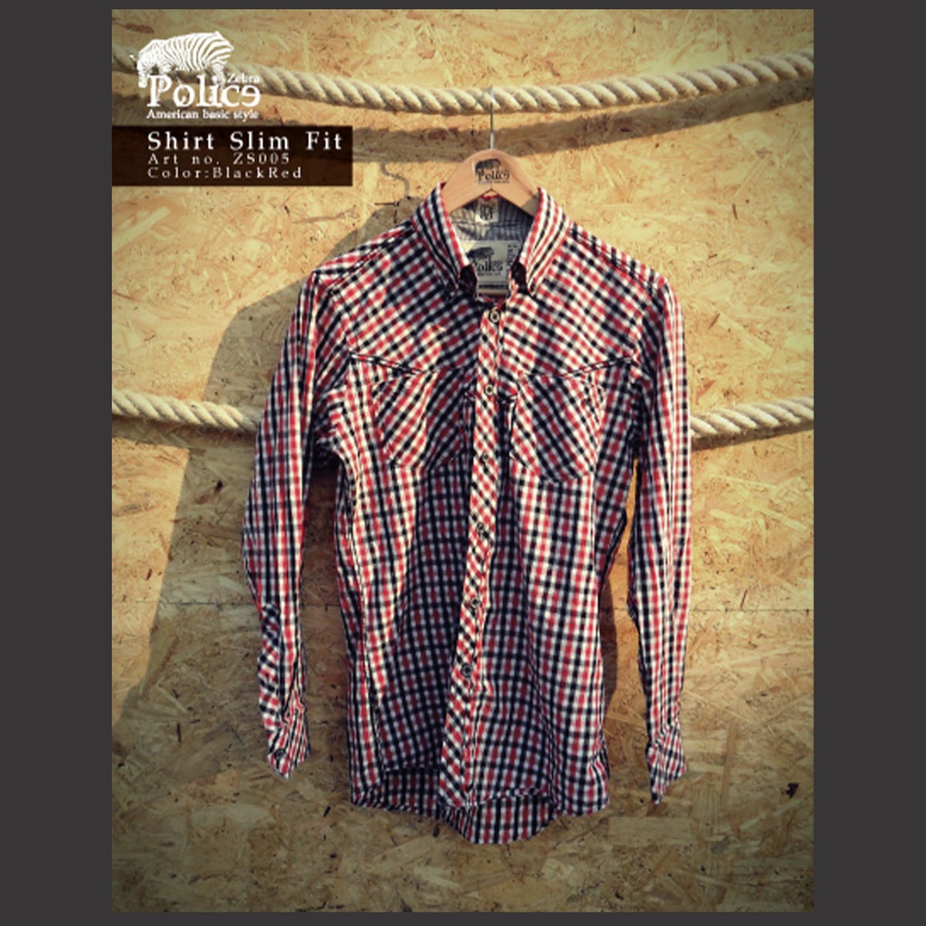 Men's Zebra Police Shirt - ZS005