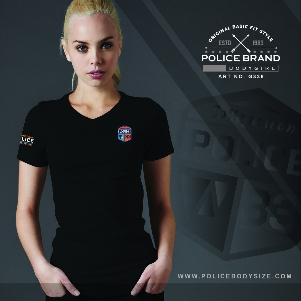 [G336] Women's police t-shirt - G336