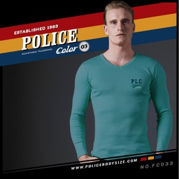 [FC033] Men's Long Sleeve Police T-Shirt - FC033