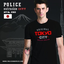 [X103] Men's police t-shirt - X103