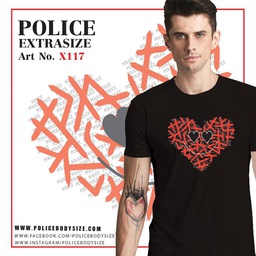 [X117] Men's police t-shirt - X117
