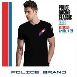[X124] Men's Police T-shirt - X124